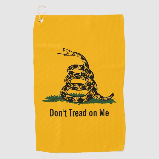 Don't Tread On Me Gadsden Flag  Golf Towel (Front)