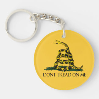 Dont Tread on Me Gadsden Flag Historical Military Key Ring