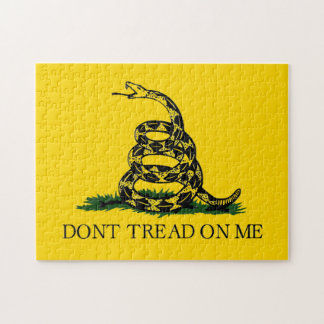 Don't Tread On Me - Gadsden Flag Jigsaw Puzzle