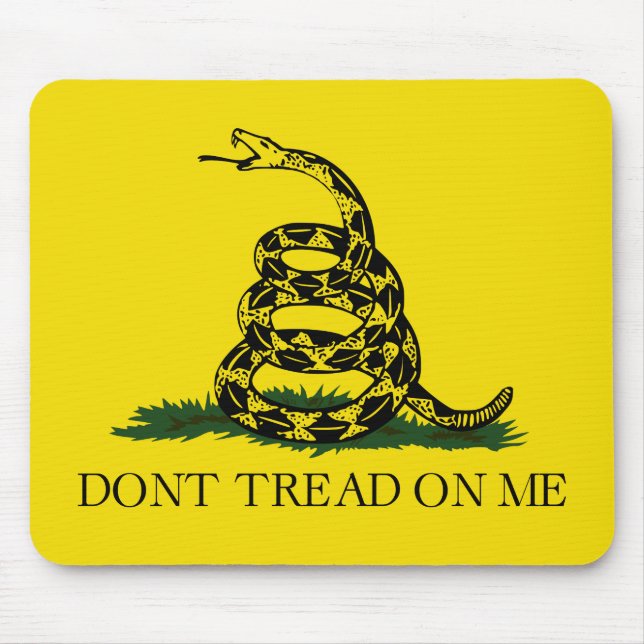 Don't Tread on Me Gadsden flag Mouse Mat (Front)