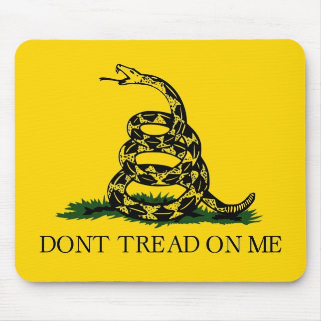 Don't Tread On Me - Gadsden Flag Mouse Mat (Front)
