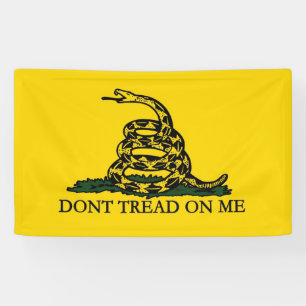 Don't Tread on Me, Gadsden Flag Patriotic History Banner