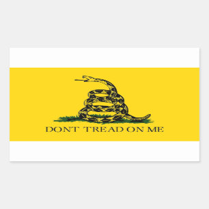 Don't Tread On Me - Gadsden Flag Rectangular Sticker