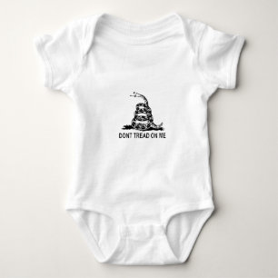 Dont Tread On Me Gadsden Flag Series Baby Bodysuit