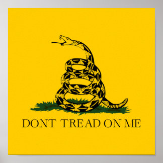 Don't Tread on Me Gadsden Poster