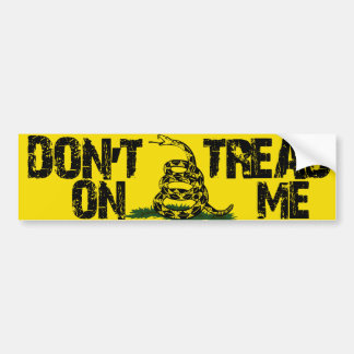 DONT TREAD ON ME GASDEN FLAG BUMPER STICKER