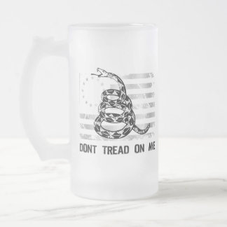 Dont Tread On Me Glass Mug