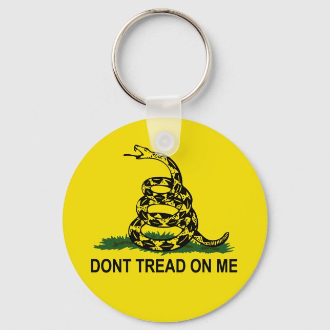 Dont Tread On Me Key Ring (Front)