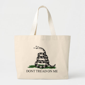 Don't Tread on Me Large Tote Bag