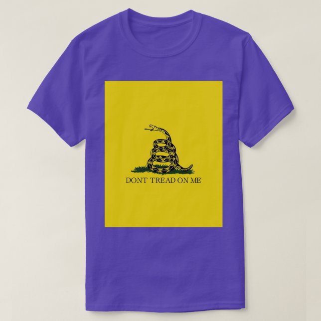 Dont Tread On Me Libertarian Style Graphic  T-Shirt (Design Front)