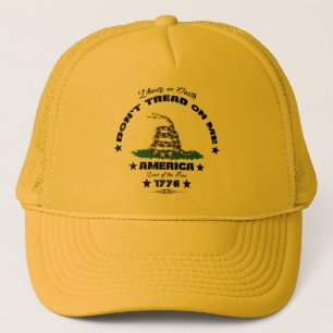 Don't Tread On Me - Liberty or Death - America - Trucker Hat