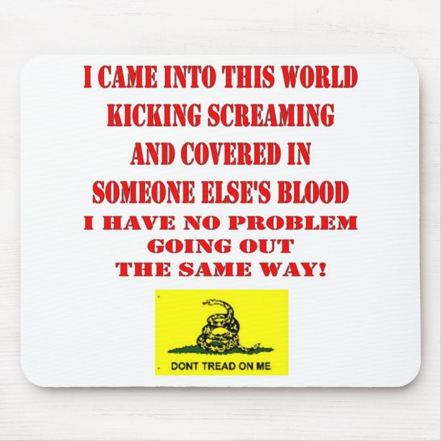 DON'T TREAD ON ME MOUSE MAT (Front)