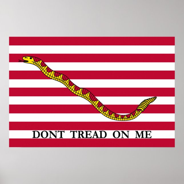 Don't Tread On Me - Navy Jack Poster (Front)