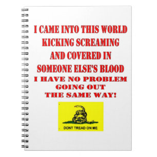 DON'T TREAD ON ME NOTEBOOK