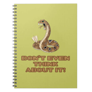 Don't tread on me notebook