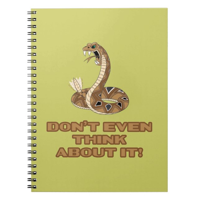 Don't tread on me notebook (Front)