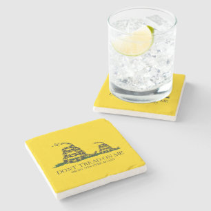 Don't Tread on Me or My Son Gadsden Flag Meme Stone Coaster