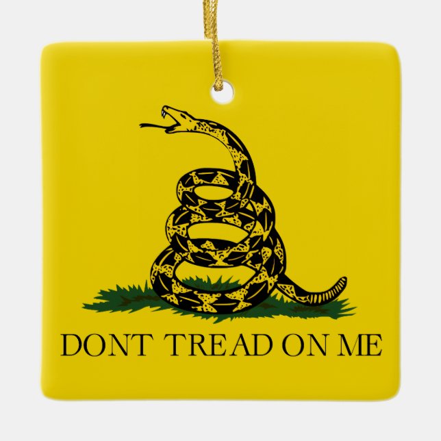 Dont Tread on Me Ornament (Front)