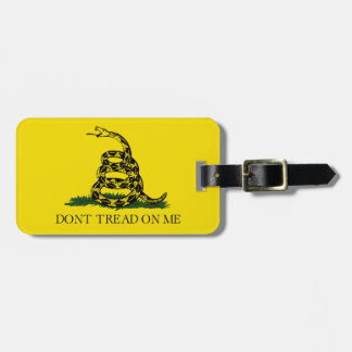 Don't Tread On Me Personalised Luggage Tag