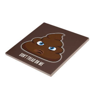 Don't Tread On Me Poo Tile