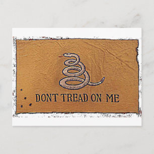 dont tread on me postcard