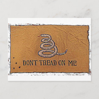 dont tread on me postcard