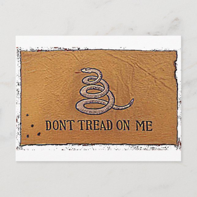 dont tread on me postcard (Front)