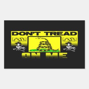 Don't Tread On Me! Rectangular Sticker