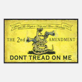 Dont Tread on Me Rectangular Sticker