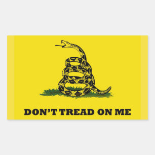 Don't Tread On Me Rectangular Sticker