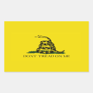 Don't Tread On Me Rectangular Sticker