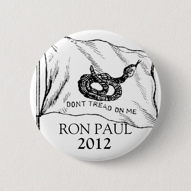 DON'T TREAD ON ME RON PAUL BUTTON (Front)