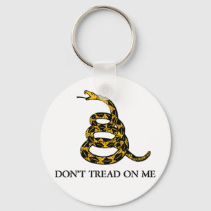Don't Tread on Me Snake Keychain