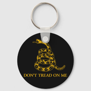 Don't Tread on Me Snake Keychain