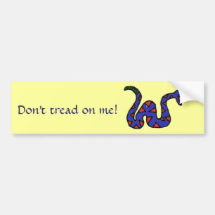 Don't tread on me! Snake sticker