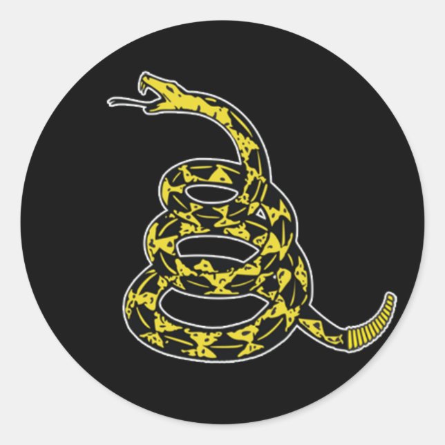 DON'T TREAD ON ME Sticker (Front)