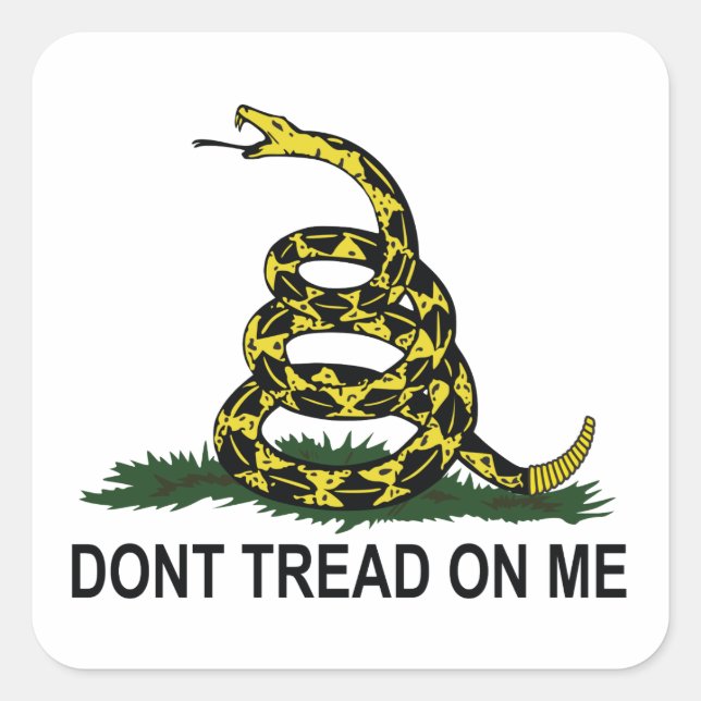 Don't Tread On Me Sticker (Front)