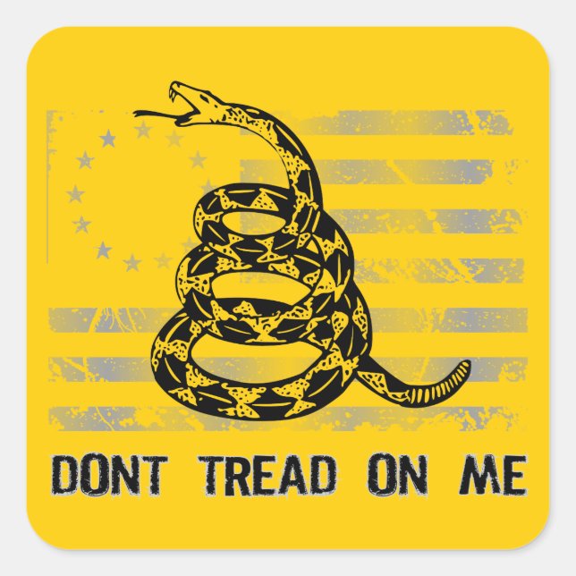 Dont Tread On Me Sticker (Front)