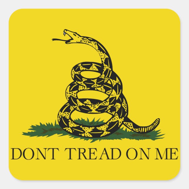 Don't Tread on Me Sticker (Front)