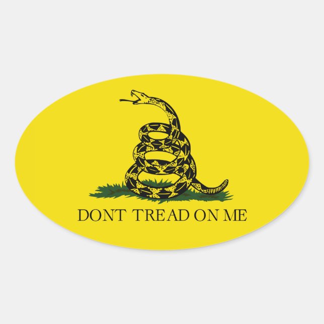 Don't Tread On Me Sticker (Front)