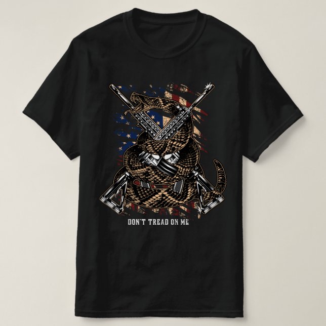 dont tread on me T-Shirt (Design Front)