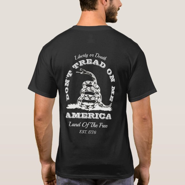 Don't Tread On Me T-Shirt (Back)