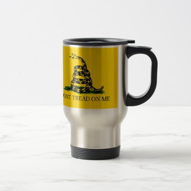 Don't Tread On Me Travel Mug (Right)
