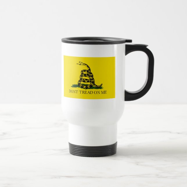 Don't Tread On Me Travel Mug (Right)