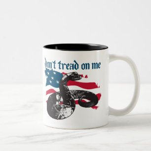 Don't Tread On Me Two-Tone Coffee Mug