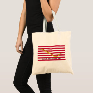 Don't Tread on Me US Naval Jack Tote Bag