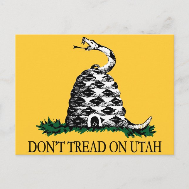 Don't Tread on Utah Postcard (Front)