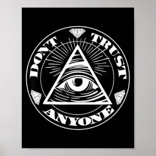 Don't Trust Anyone 1 Anybody Streetwear Clothing  Poster