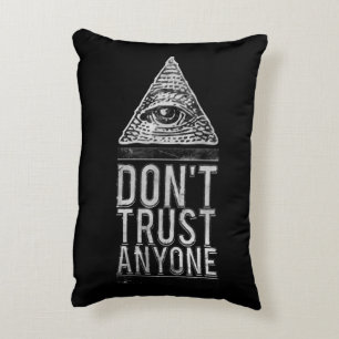 Don't trust anyone decorative cushion