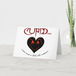 Don't Trust Cupid Holiday Card